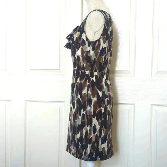 Kate Spade Leopard Print ruffle neck  Dress - Picture 4 of 6